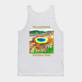 Prismatic Springs in Yellowstone National Park Tank Top